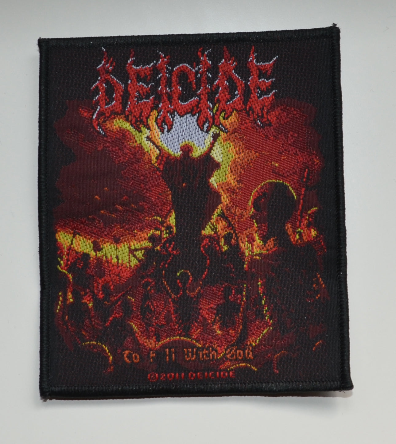 DEICIDE - To Hell With God - 8,2 cm x 9,8 cm - Patch