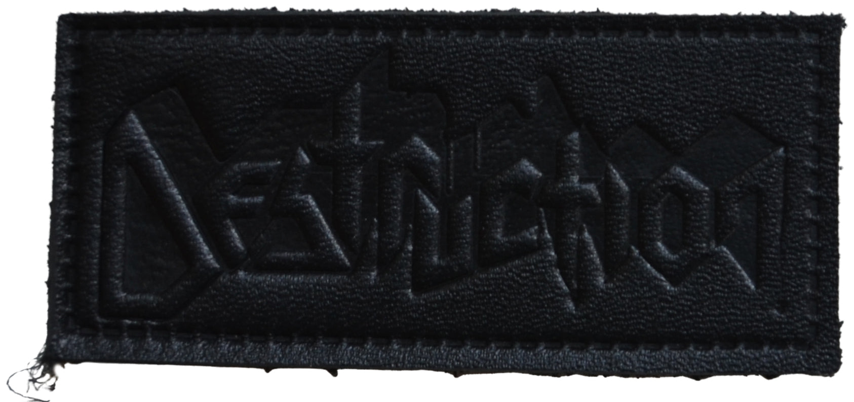 DESTRUCTION - Logo - 9,3 x 4,2 cm - Leather-Patch - Patch