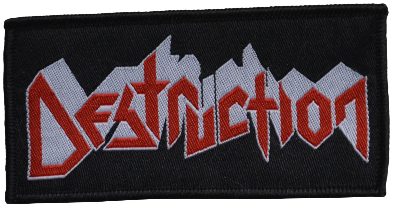 DESTRUCTION - Logo - 10 x 5,2 cm - Patch