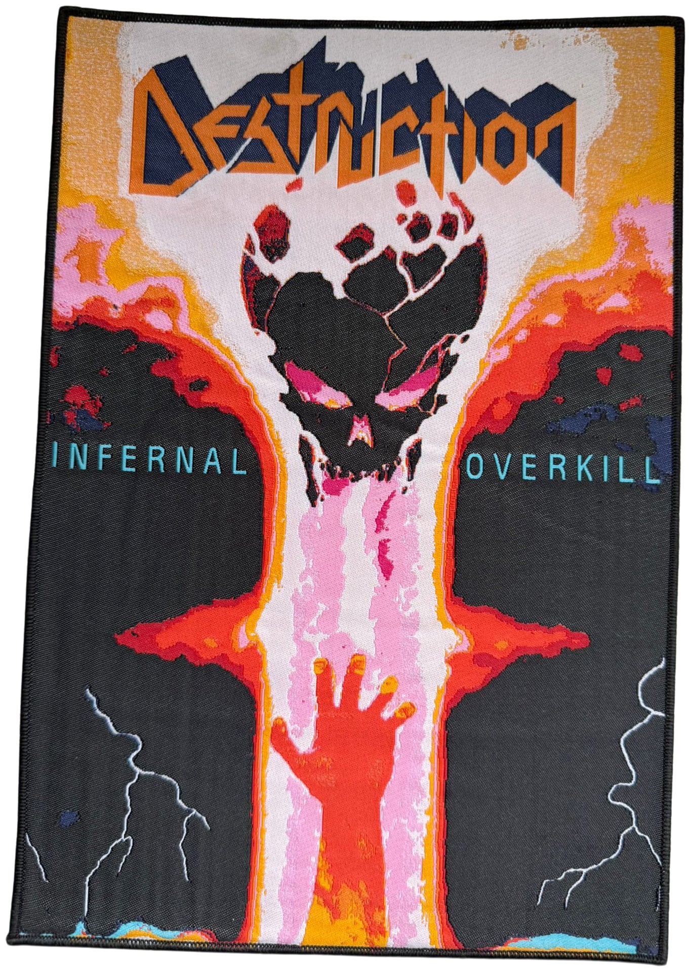 DESTRUCTION - Infernal Overkill - 29,7 x 20,2 cm - Woven ( !! ) - Backpatch
