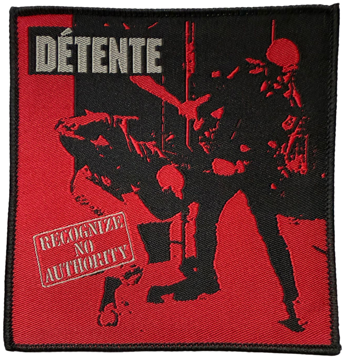 DETENTE - Recognize No Authority - 10,4 x 10 cm - Patch
