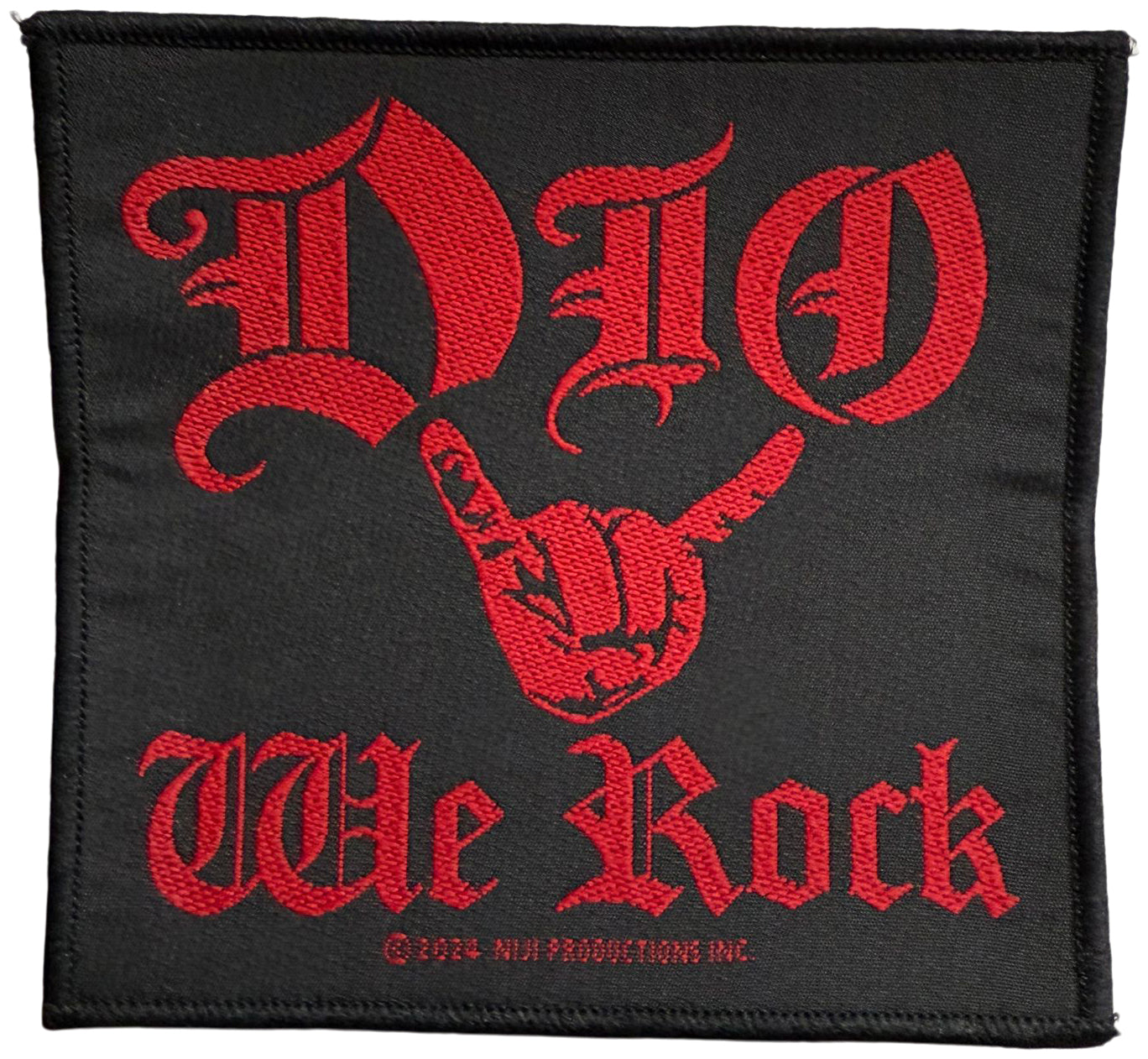 DIO - We Rock - 9,5 x 10 cm - Patch