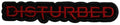 DISTURBED - Strike Through - 1,6 x 8,9 cm - Patch
