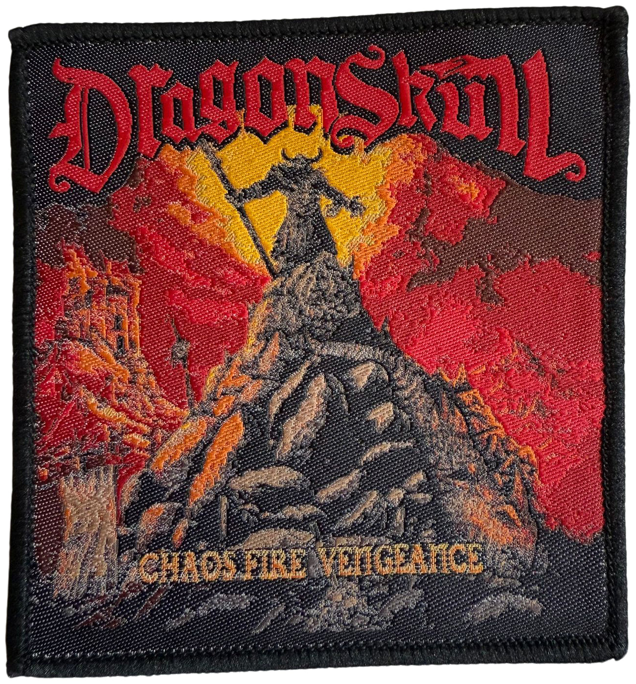 DRAGONSKULL - Chaos Fire Vengeance - 9,7 x 9,3 cm - Patch