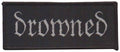 DROWNED - Logo - 9,8 cm x 4,1 cm - Patch