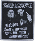 EISREGEN - Leblos solln sie sein nur für mich ganz allein! - 10,5 x 12,1 cm - Patch