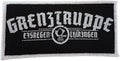 EISREGEN - Grenztruppe 4,9 cm x 10 cm - Schwarzer-Patch - Patch