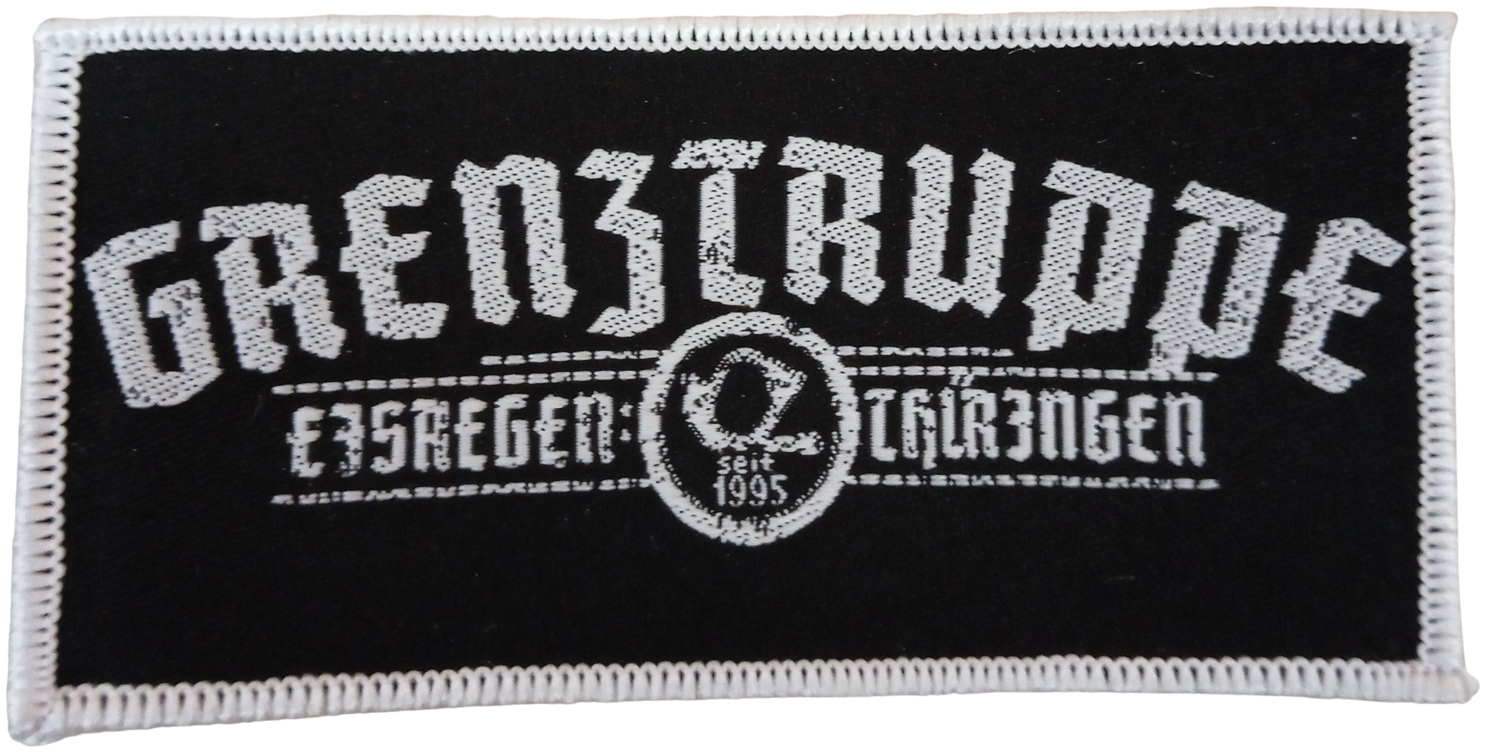 EISREGEN - Grenztruppe 4,9 cm x 10 cm - Schwarzer-Patch - Patch