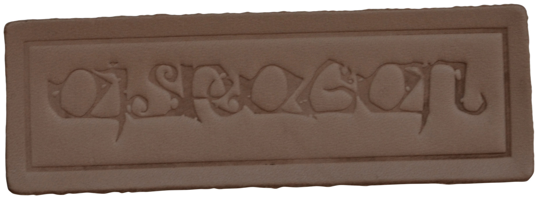 EISREGEN - Logo - Leather-Patch - 9,5 cm x 3,5 cm - Patch