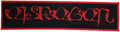 EISREGEN - Logo Superstripe - 4,8 x 19,7 cm - Patch