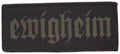 EWIGHEIM - Schriftzug - 10,2 x 4,4 cm - Patch