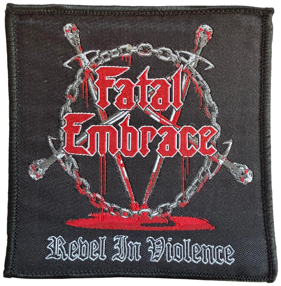 FATAL EMBRACE - Revel In Violence - 9,8 x 9,7 cm - Patch