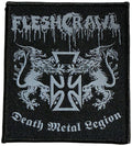 FLESHCRAWL - Death Metal Legion - 9,7 x 8,6 cm - Patch
