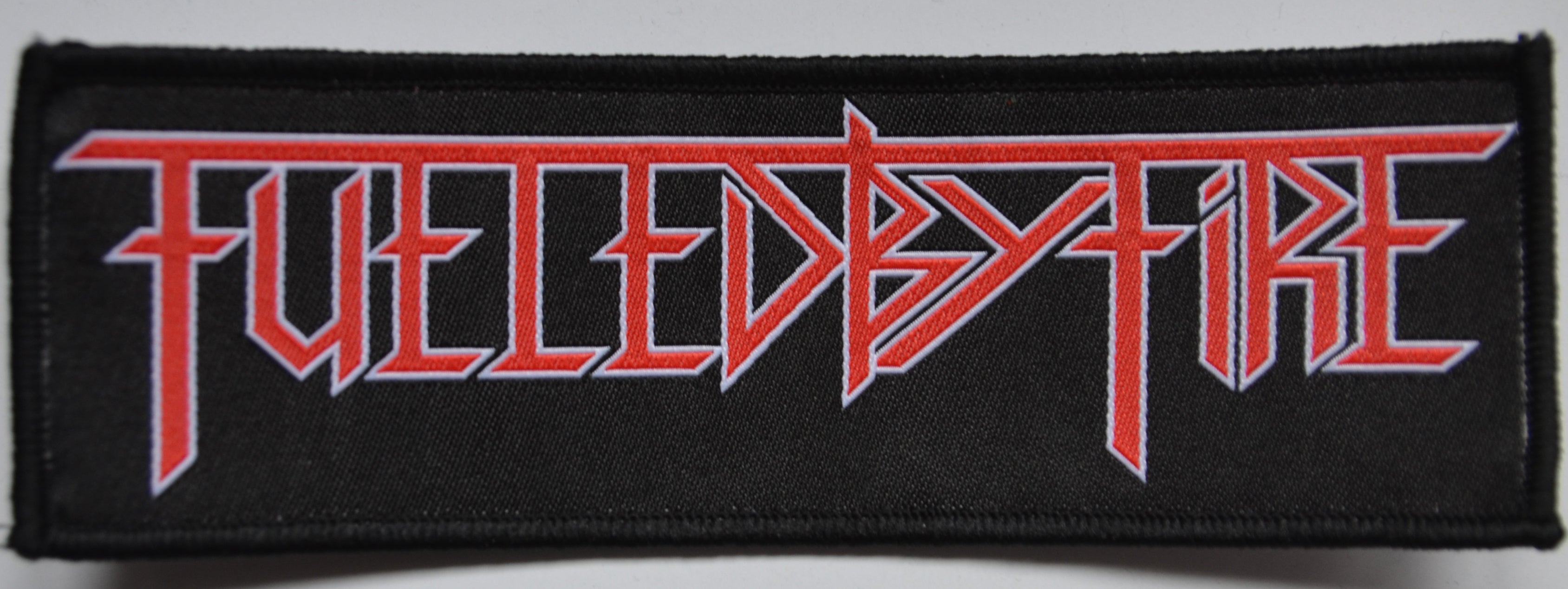 FUELED BY FIRE - Logo - 14,5 cm x 4,5 cm - Patch