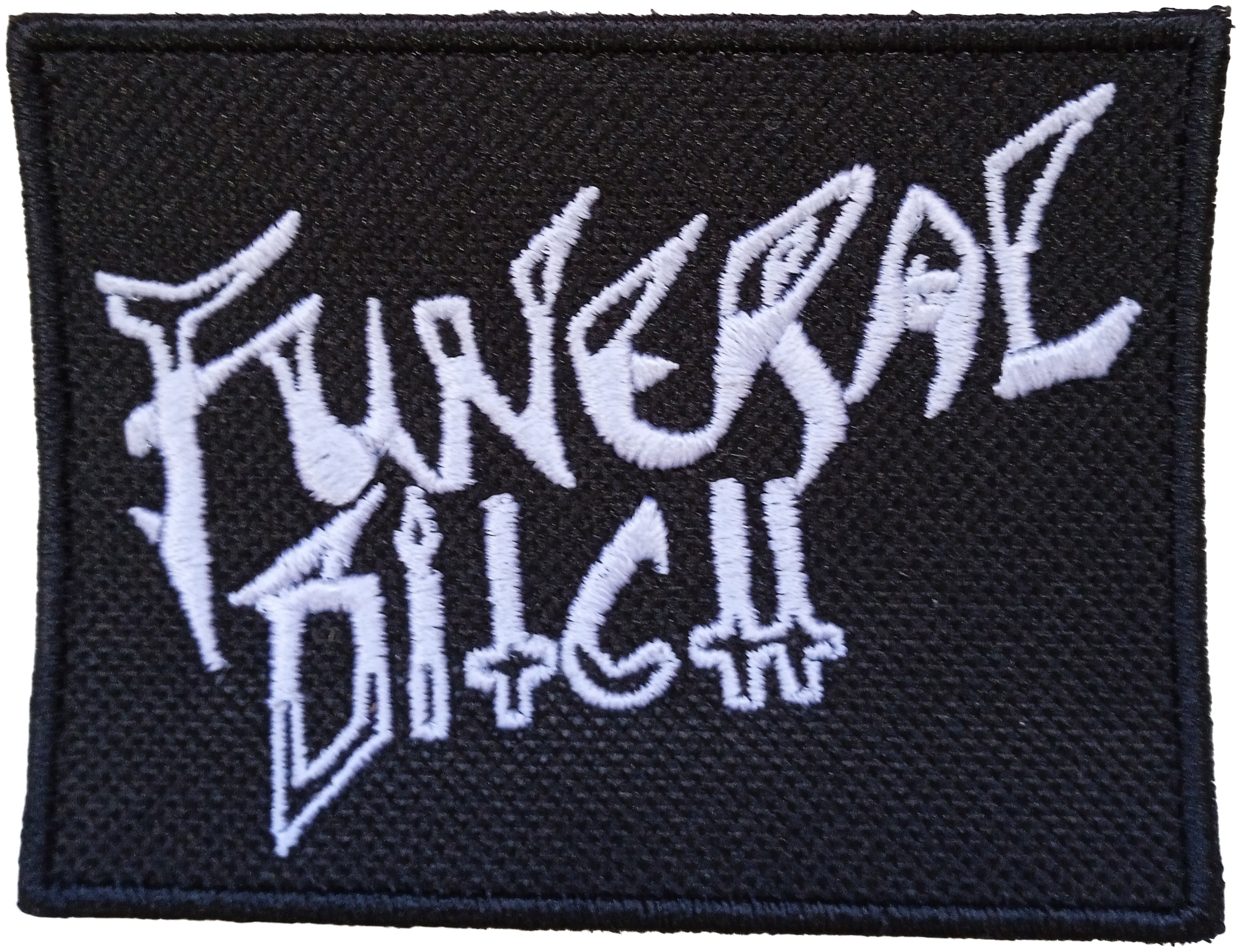 FUNERAL BITCH - Logo - 8,2 x 6,3 cm - Patch