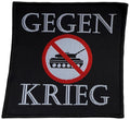 GEGEN KRIEG - 9,9 x 10,1 cm - Patch