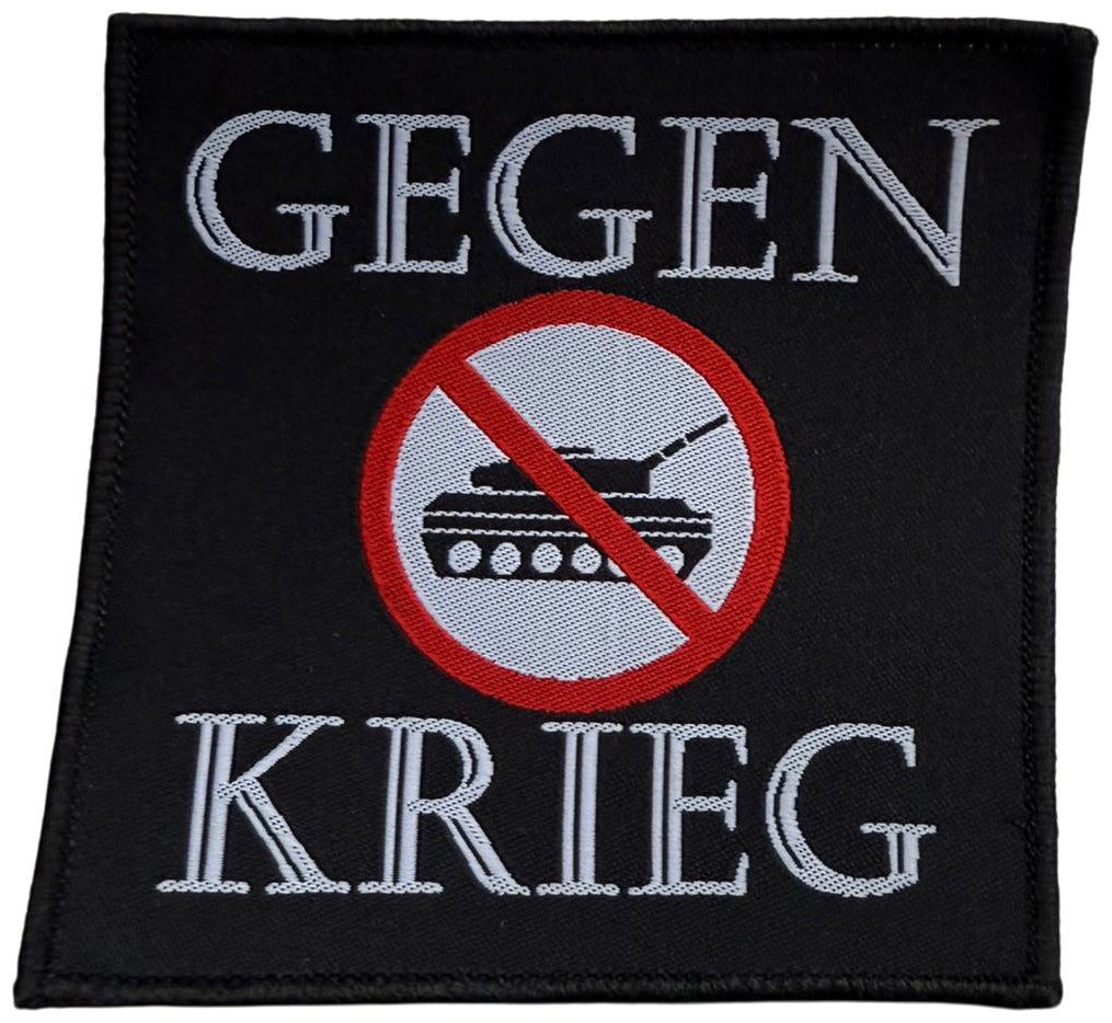 GEGEN KRIEG - 9,9 x 10,1 cm - Patch