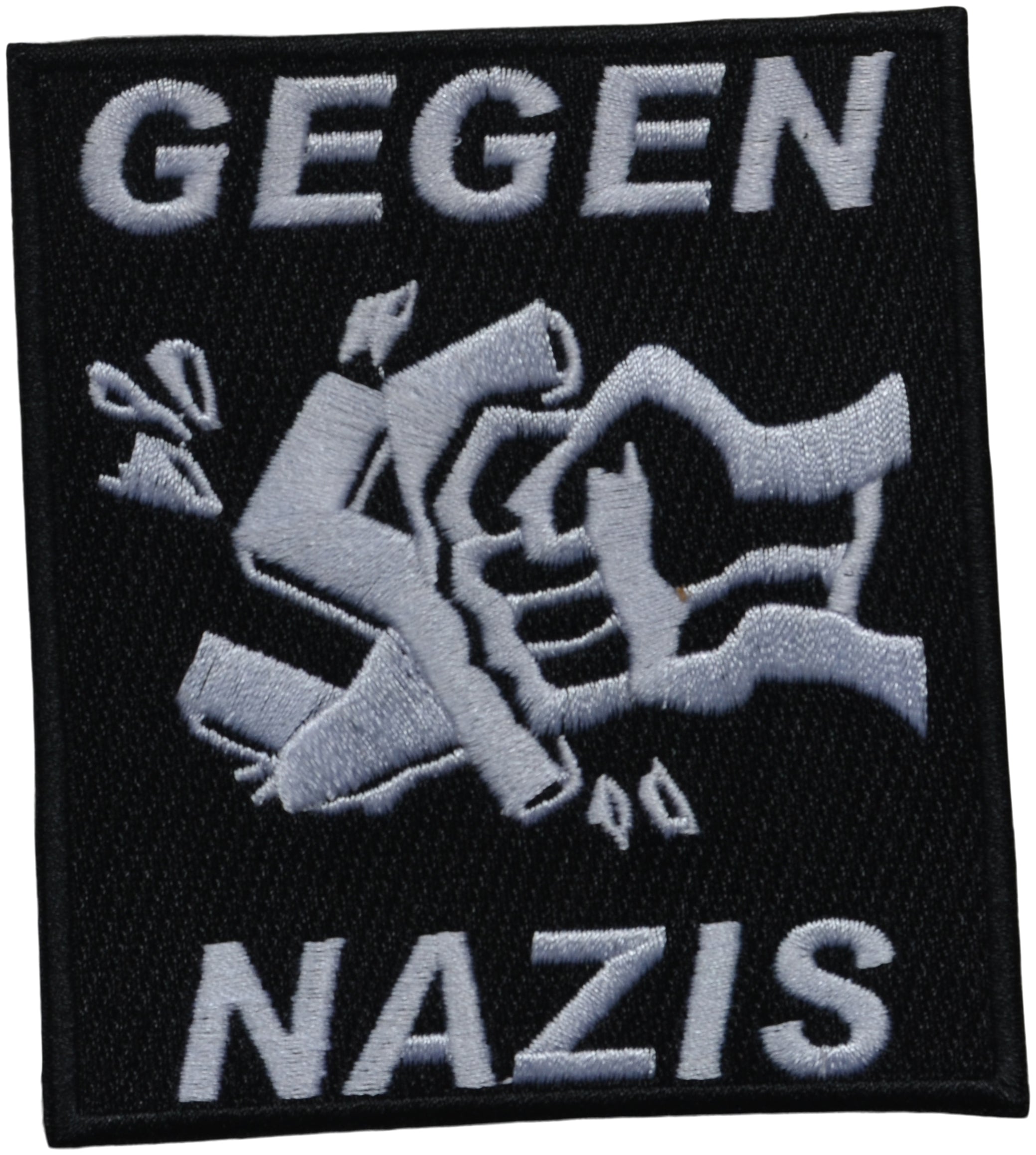 GEGEN NAZIS - 8,7 x 10 cm - Patch