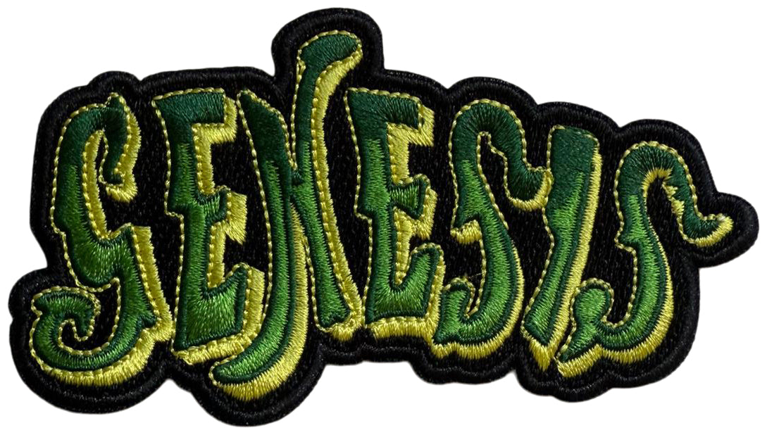 GENESIS - Classic Logo Cut Out Green - 5,9 x 10,5 cm - Patch