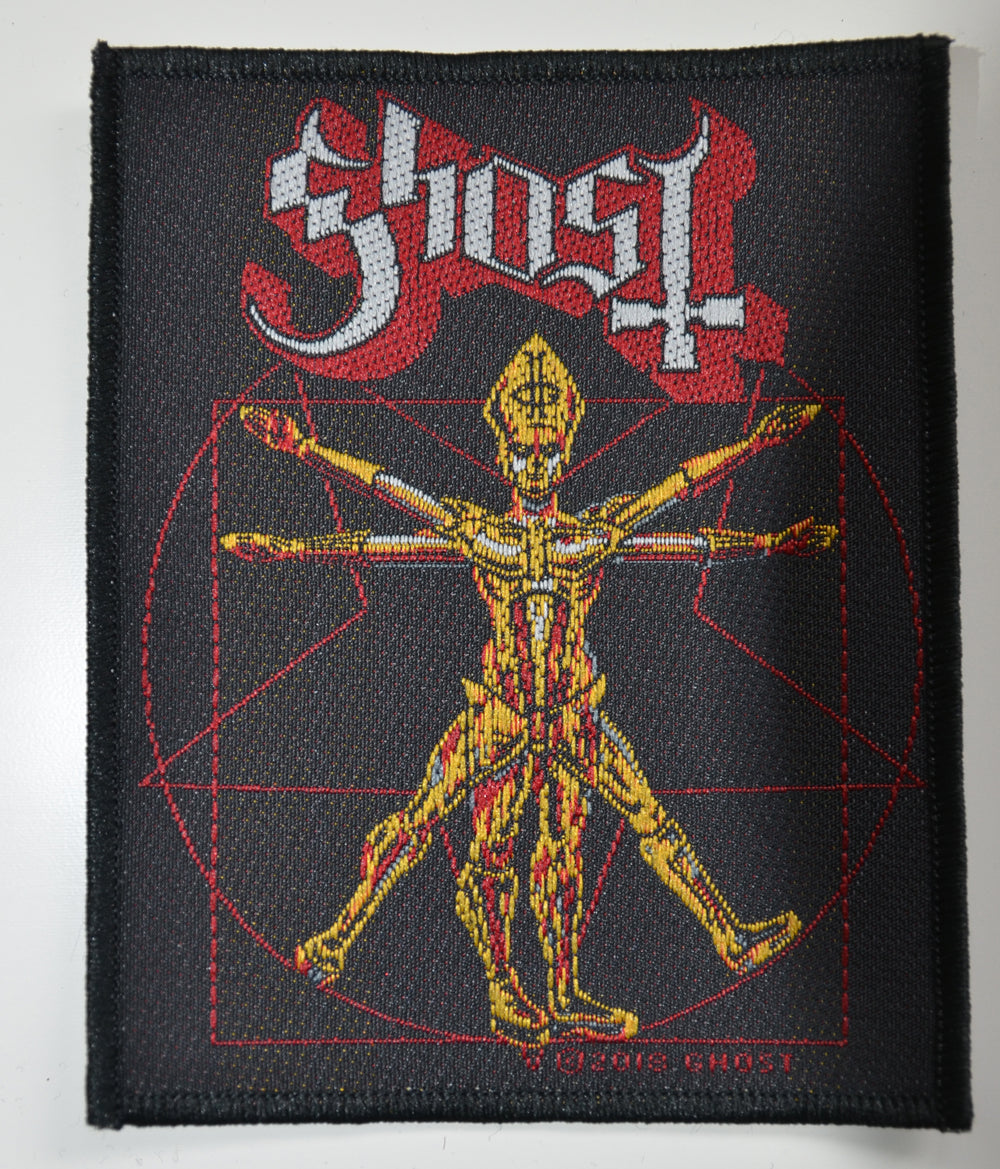 GHOST - The Vitruvian Ghost - 8,5 cm x 10,7 cm - Patch