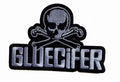 GLUECIFER - Skull Logo - 6,2 x 8,9 cm - Patch