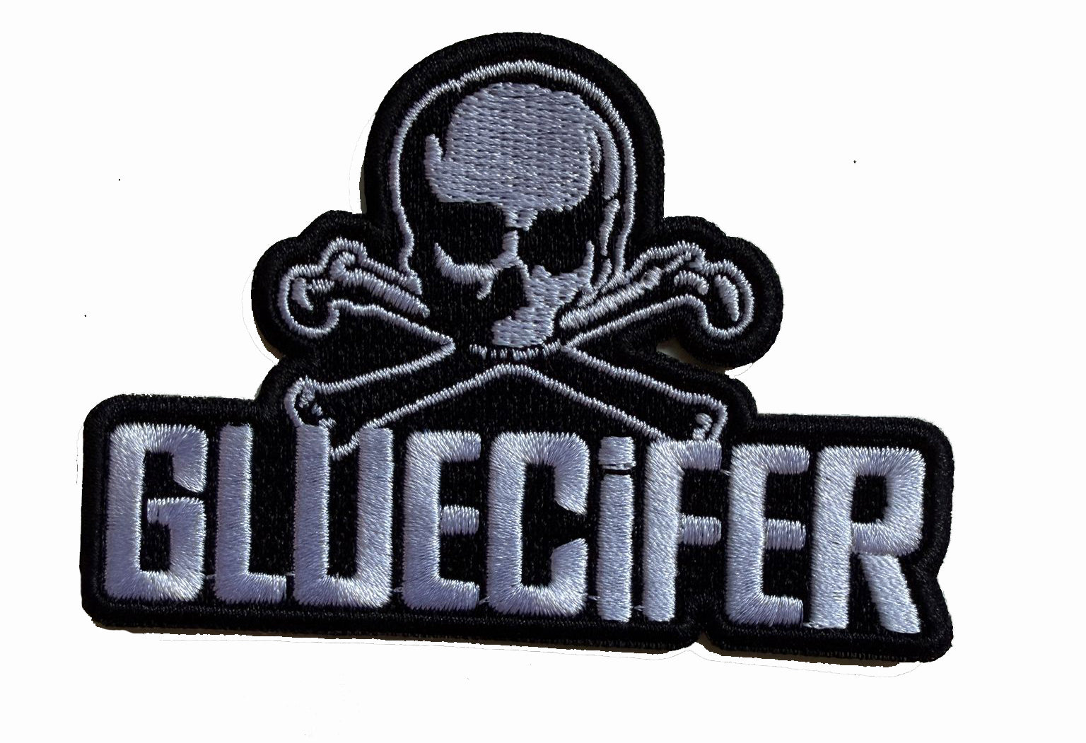 GLUECIFER - Skull Logo - 6,2 x 8,9 cm - Patch