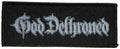 GOD DETHRONED - Logo - 3,8 x 9,8 cm - Patch