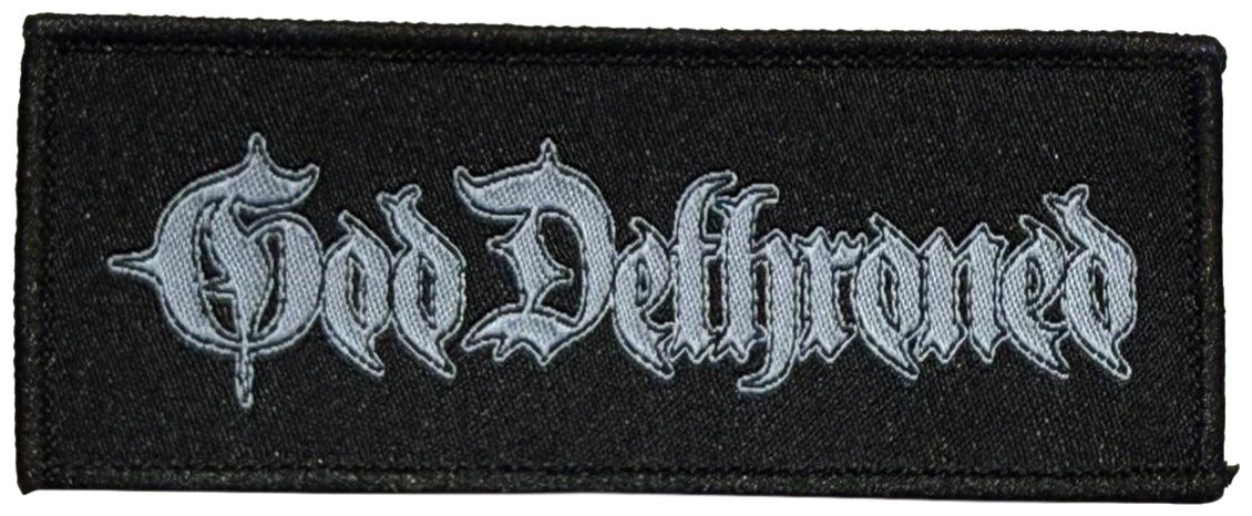 GOD DETHRONED - Logo - 3,8 x 9,8 cm - Patch