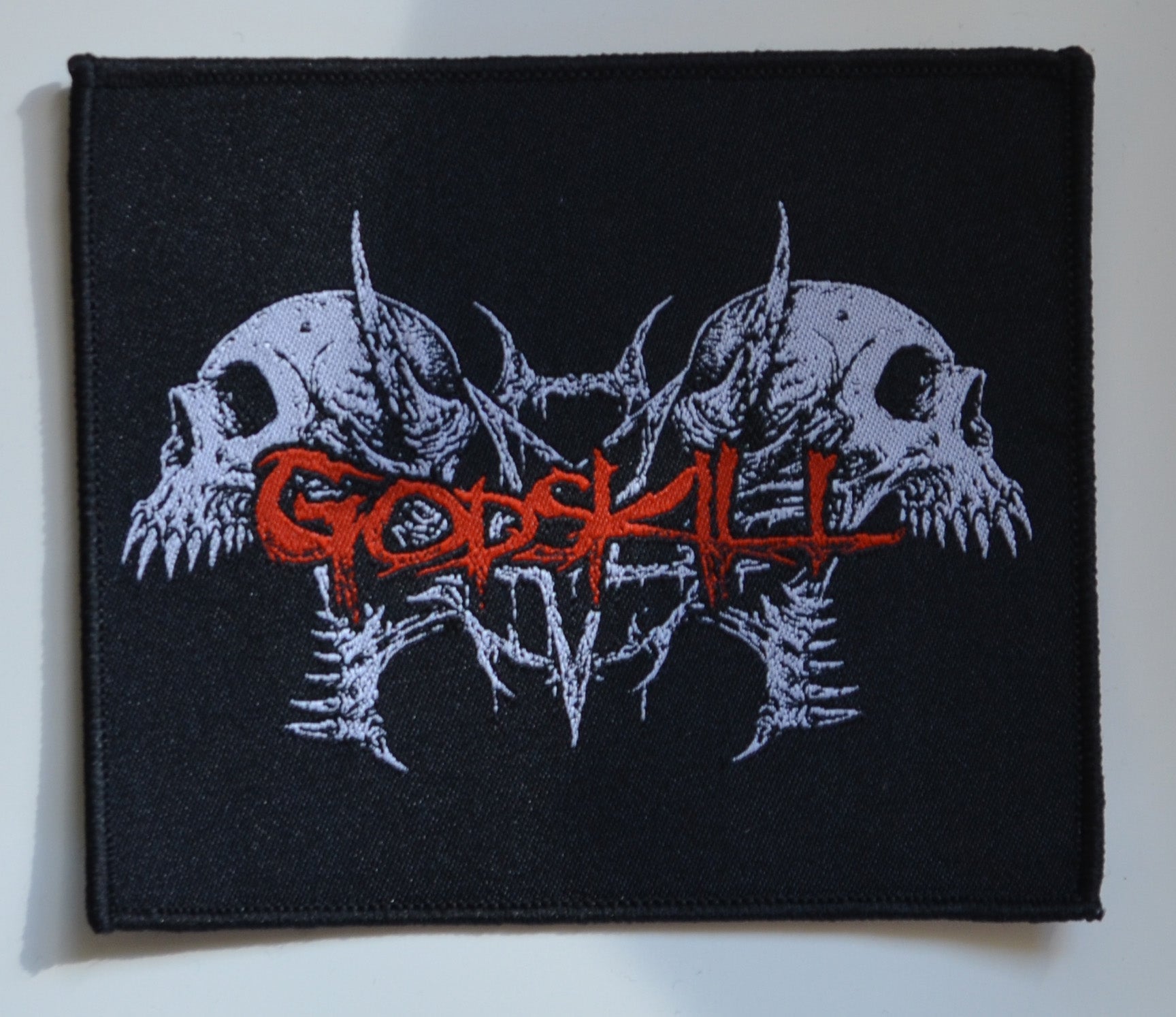 GODSKILL - Demon Logo - 10 cm x 11,8 cm - Patch
