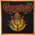 GORGUTS - Lotus Hand - Orange Border - 9,5 x 9,5 cm - Patch