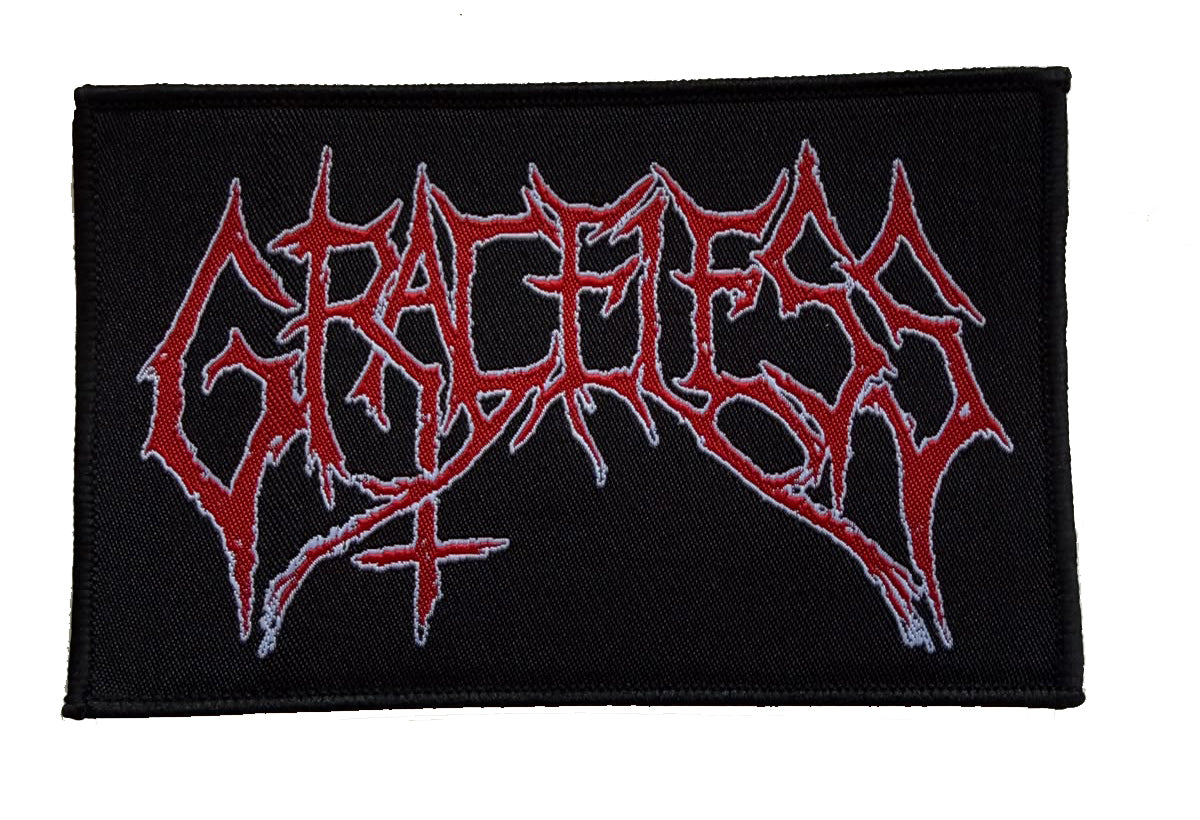 GRACELESS - Red Logo - 8,6 x 13,7 cm - Patch