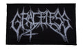 GRACELESS - White Logo - 8,2 x 13,7 cm - Patch