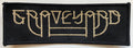 GRAVEYARD - LogoGold - 12,2 x 4,2 cm - Patch