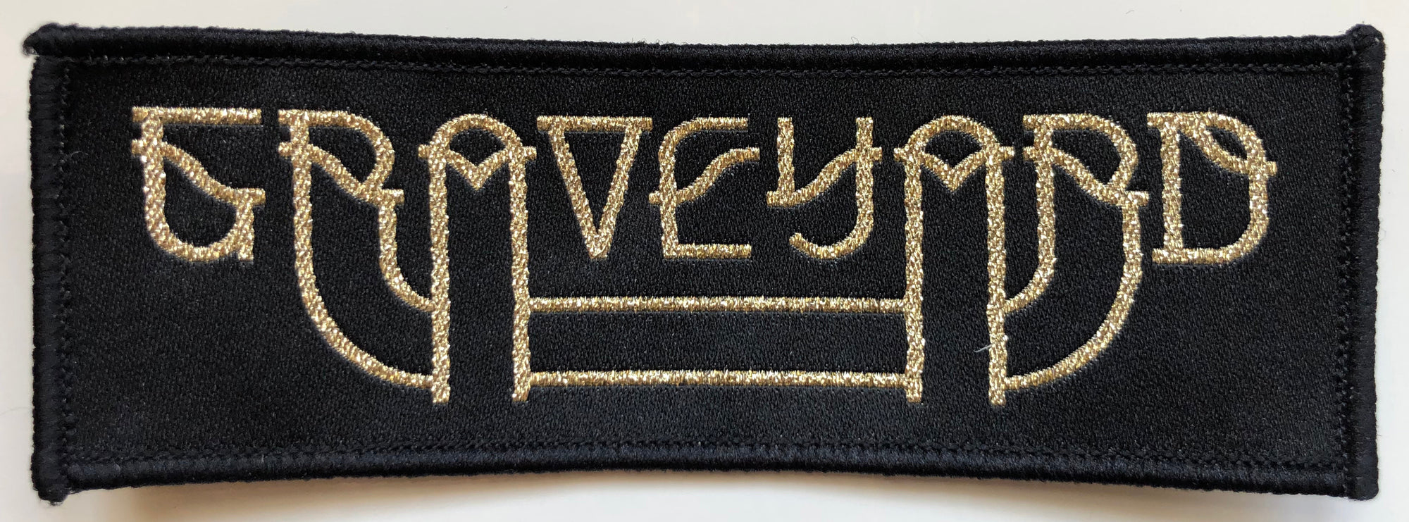 GRAVEYARD - LogoGold - 12,2 x 4,2 cm - Patch