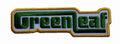 GREENLEAF - New Logo Cut Out - 3,2 x 10,7 cm - Patch