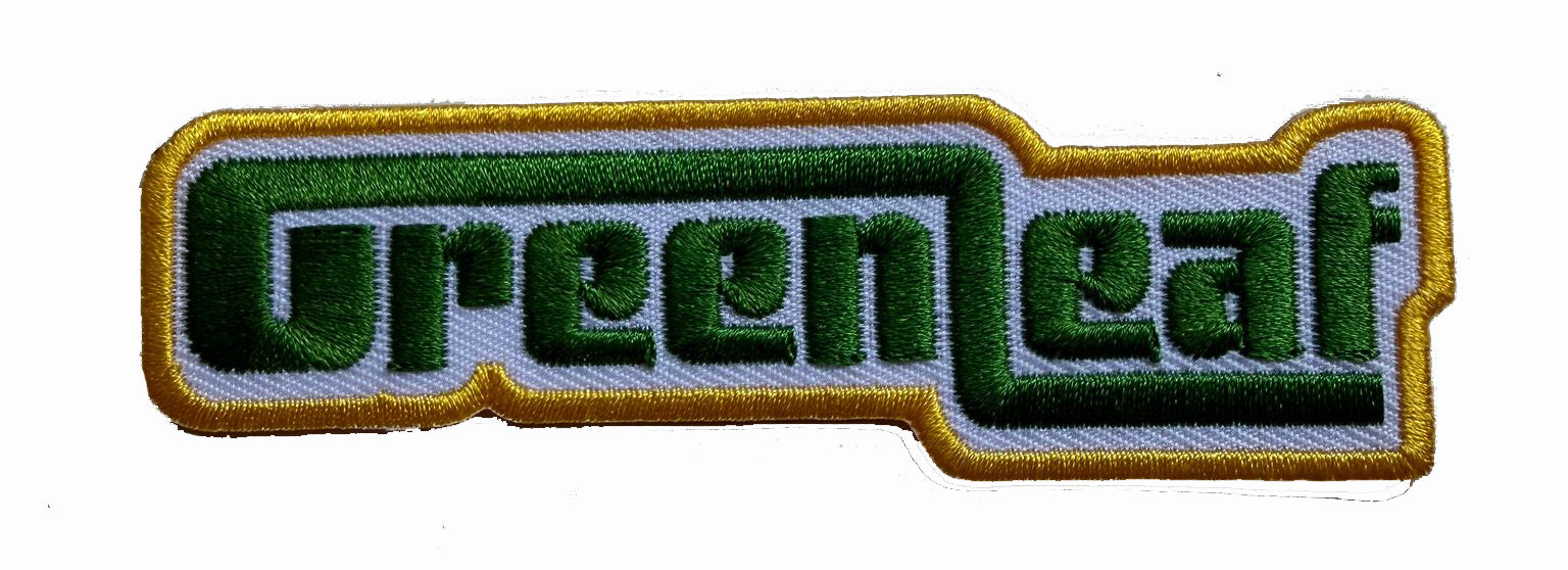 GREENLEAF - New Logo Cut Out - 3,2 x 10,7 cm - Patch