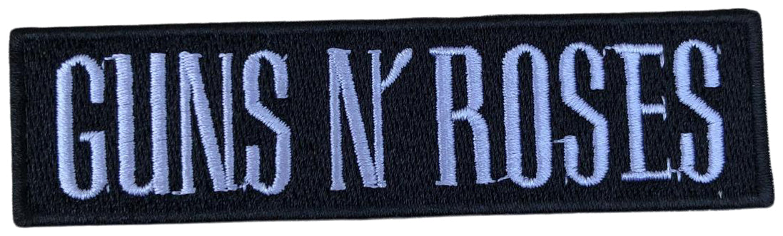 GUNS N ROSES - Text Logo - 2,6 x 9,9 cm - Patch