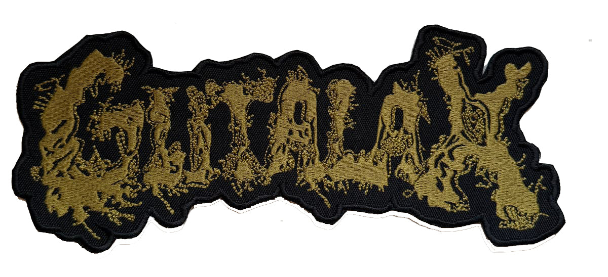 GUTALAX - Big Mustard Green Logo - 10,8 x 26,6 cm - Patch