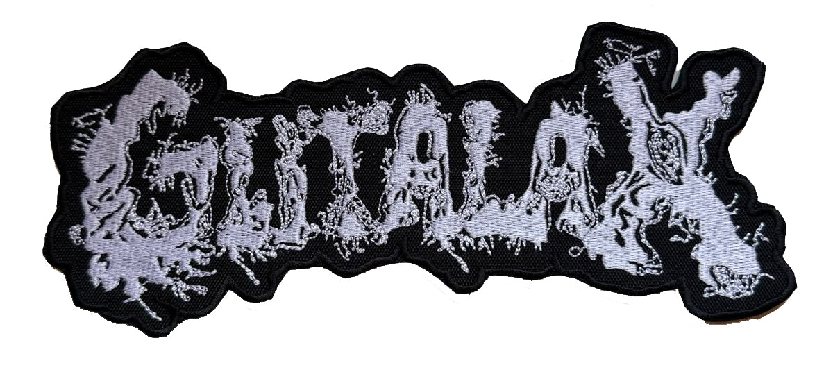 GUTALAX - Big White Logo - 10,8 x 26,6 cm - Patch
