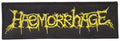 HAEMORRHAGE - Logo - 12,5 cm x 4 cm - Patch