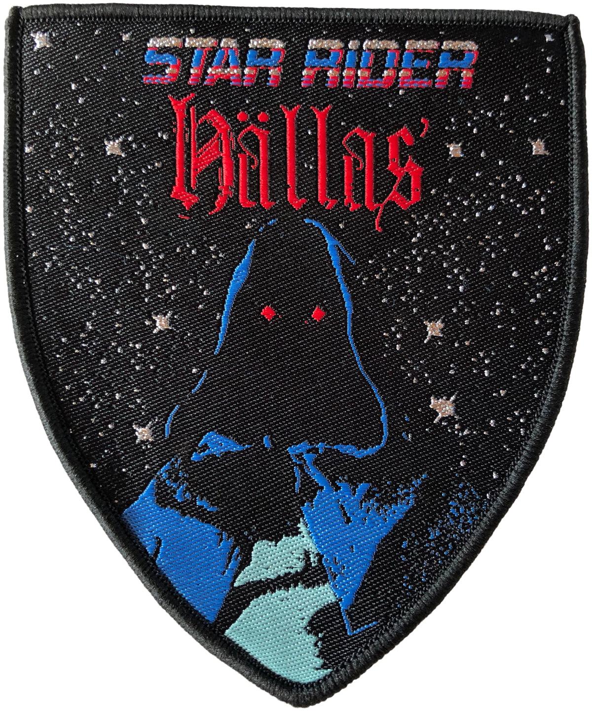 HÄLLAS - Star Rider Shield - 10,3 x 8,7 cm - Patch