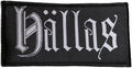 HÄLLAS - White Logo - 4,9 x 9,6 cm - Patch