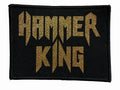HAMMER KING - Logo Gold - 7,5 x 10 cm - Patch