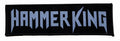 HAMMER KING - Logo White - 5,1 x 17 cm - Patch