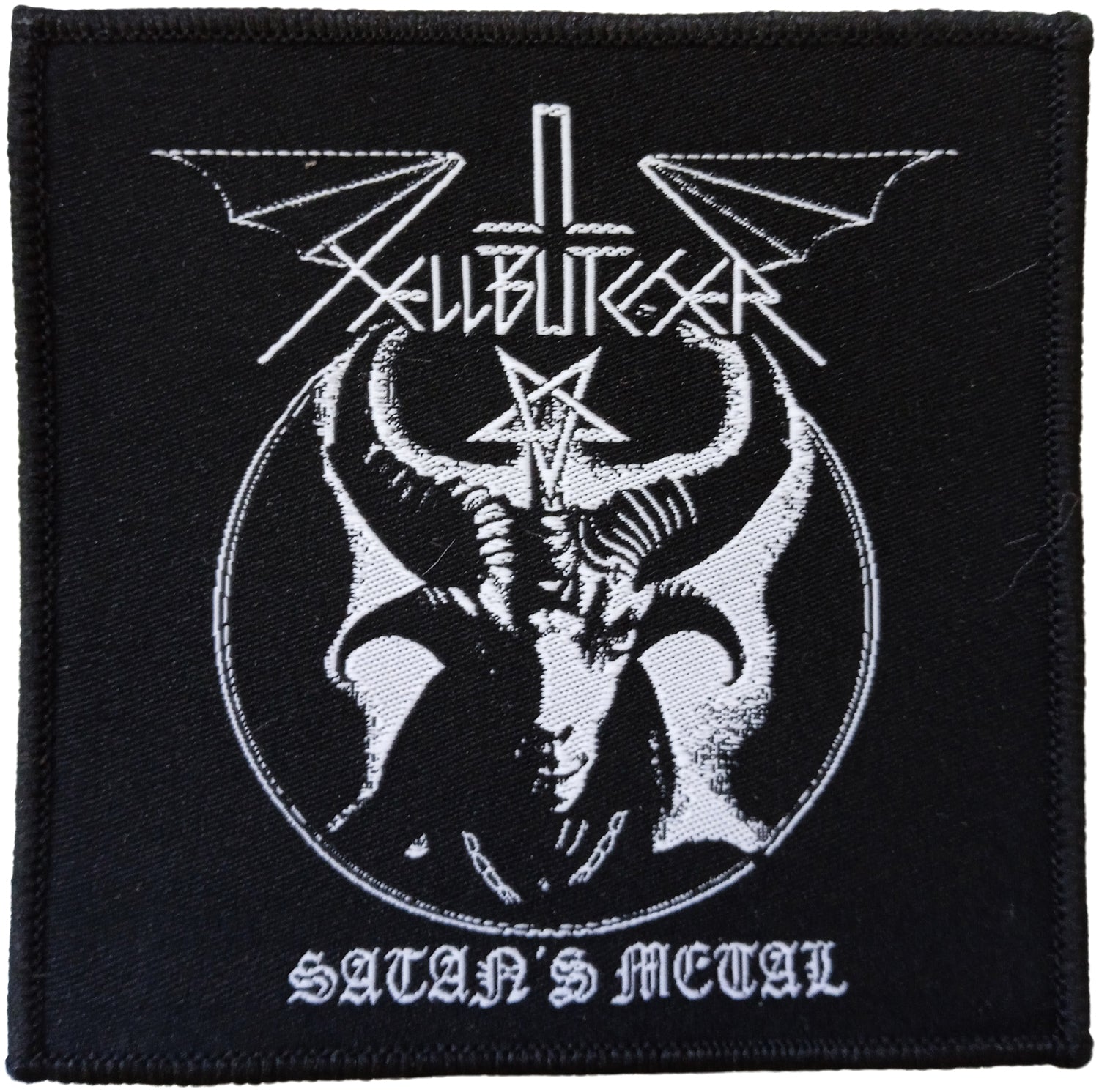 HELLBUTCHER - Satan's Metal - 9,7 x 9,7 cm - Patch