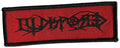 ILLDISPOSED - Black-Logo / Red-Patch - 3,4 x 9,6 cm - Patch