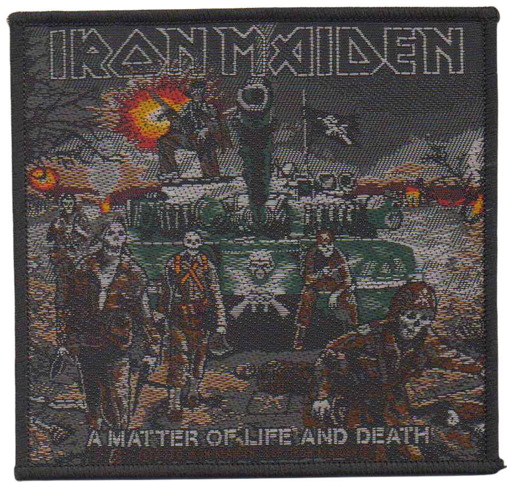 IRON MAIDEN - A Matter Of Life And Death - 10 cm x 9,8 cm - Patch