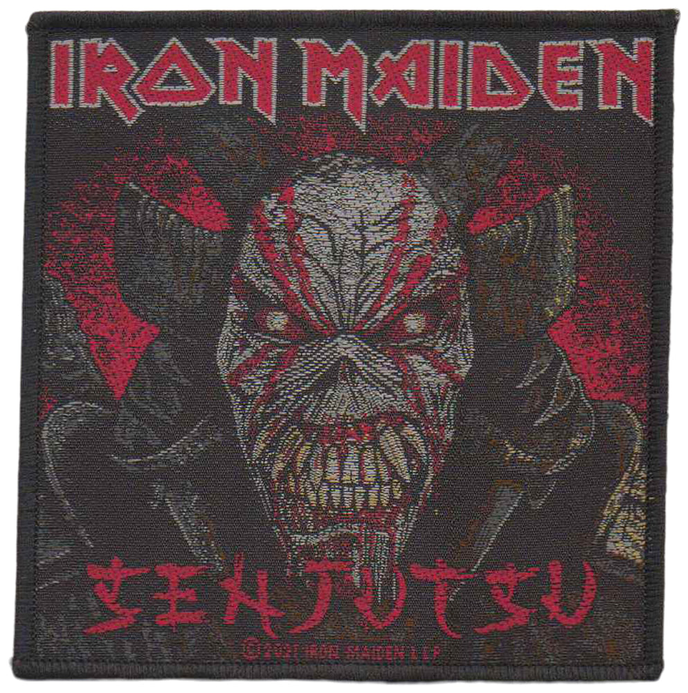 IRON MAIDEN - Senjutsu Back Cover - 10 cm x 10,2 cm - Patch