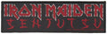 IRON MAIDEN - Senjutsu Logo - 17,2 cm x 5,2 cm - Patch