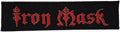 IRON MASK - Logo - 3,5 x 14,4 cm - Patch